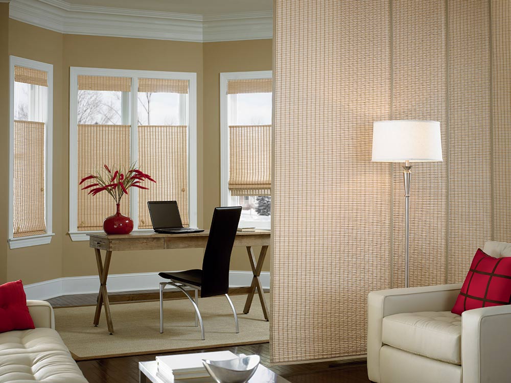 Bali: Woven Wood Sliding Panels